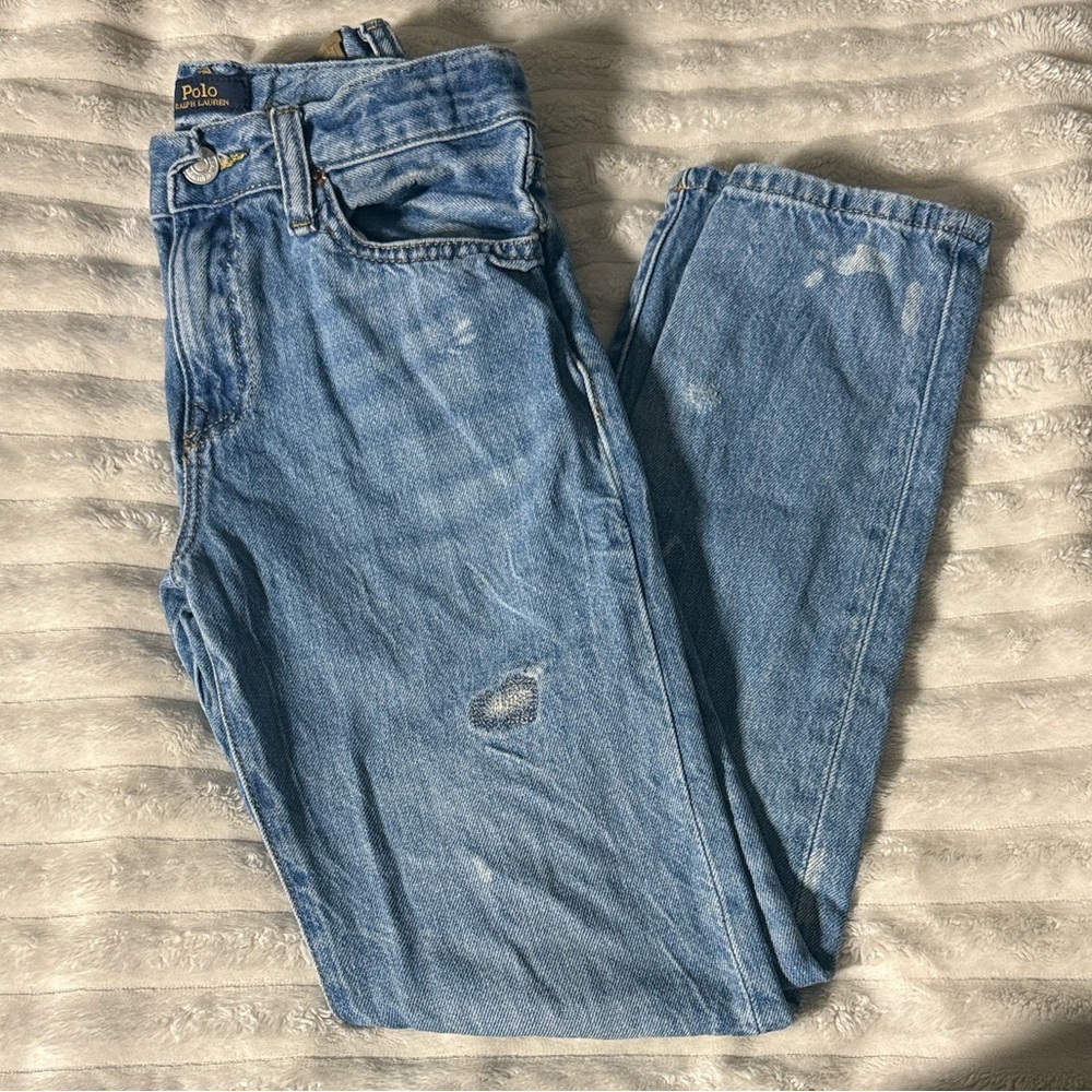 Polo Ralph Lauren Boys Blue Distressed Jeans